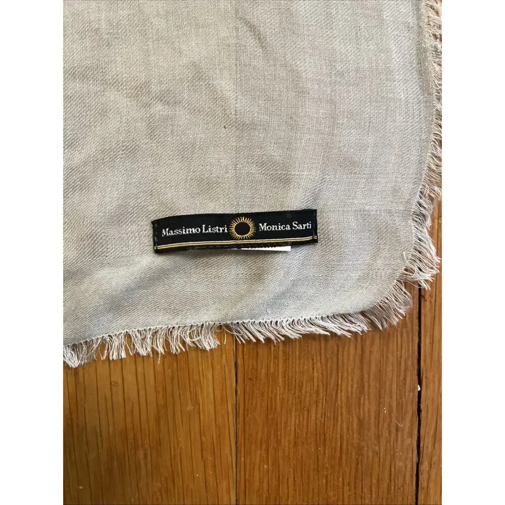 Faliero Sarti Massimo Listri Cashmere Modal Petrovsky Palace XL Art Scarf $359